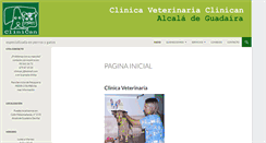 Desktop Screenshot of clinicaveterinariaclinican.es