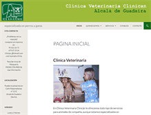 Tablet Screenshot of clinicaveterinariaclinican.es